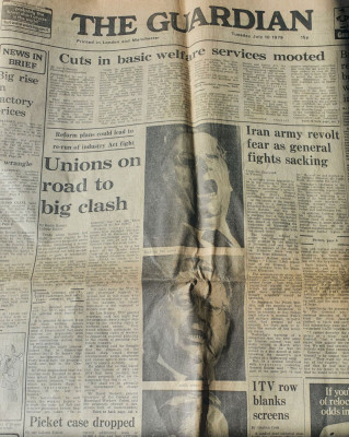 Ziarul The Guardian, 10 Iulie 1979, 28 pag foto
