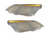 Set 2 sticle faruri BMW Seria 5 E60/E61 far cu Halogen H7 sau Xenon fara adaptiv (2004-2010) - HB153