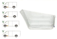 Treapta usa Mercedes 512d-814 Da (Vario) 09.1996-2013 , partea Fata Stanga,