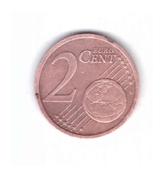 Moneda Slovacia 2 cents/centi 2011, stare buna, curata
