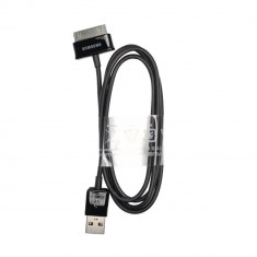 Cablu Compatibil cu Samsung ECC1DP0UBE / Galaxy Tab, Bulk, Negru foto