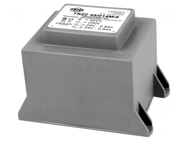 Transformator &icirc;ncapsulat 45VA 230V 24V 930mA PCB