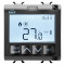 Cronotermostat + control umiditate 2M Gewiss Chorus KNX negru GW12795H