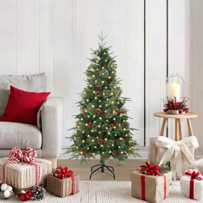 vidaXL Brad de Crăciun artificial cu ramuri articulare Verde 120 cm 3397389 foto
