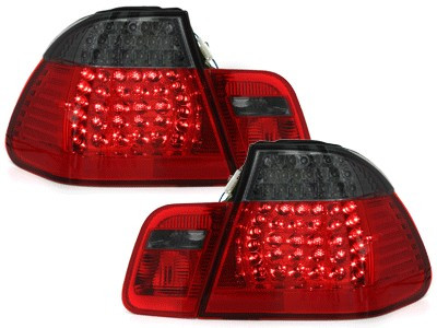 Stopuri LED compatibil cu BMW Seria 3 E46 Limousine (1998-2001) Rosu/Fumuriu 4 Usi RB21LRB foto