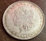 C50 - Moneda foarte veche - America - 1 silver dollar - replica a unei monede celebre - 1921