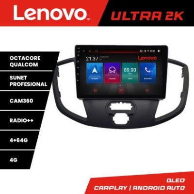 Navigatie Ford Transit V363 2015-2021 Android radio gps internet 8 core QLED Qualcomm 4+64 360 Lenovo CarStore Technology foto