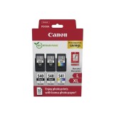Cartuș cerneală original Canon OEM 2xPG-540L, 1xCL-541XL, Photo Paper Ink Pack
