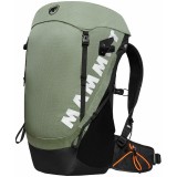 Rucsac Dama Mammut Ducan 24L Jade-Black: Drumetie, Buzunare Laterale, Husa Ploaie, Compatibil Hidratare, Usor, Ventilatie Spate