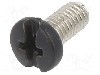 Surub M3, alama, lungime 6mm, cap rotund, pas filet 0.5, KEYSTONE - 9191-3 foto