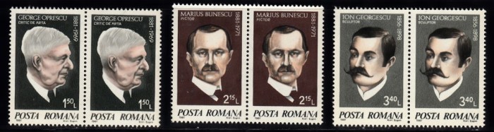 A11 TX10 7 - 1981 - Aniversari - perechi de cate doua timbre