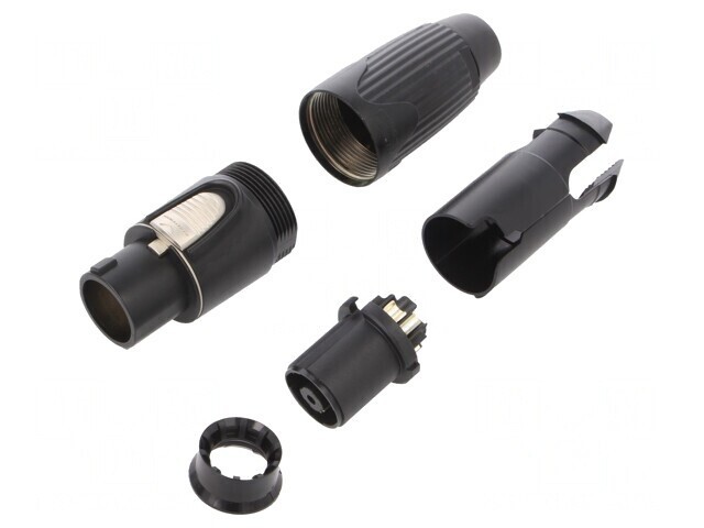 SpeakON Connector 8-Pole Female Black NLT8FXX-BAG