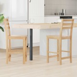 vidaXL Scaune de dining 2 pcs natural 40 x 47,5 x 99,5 cm 42020468