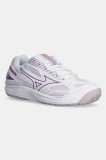 Mizuno &icirc;ncălțăminte de interior Cyclone Speed 4 culoarea alb, V1GC2380