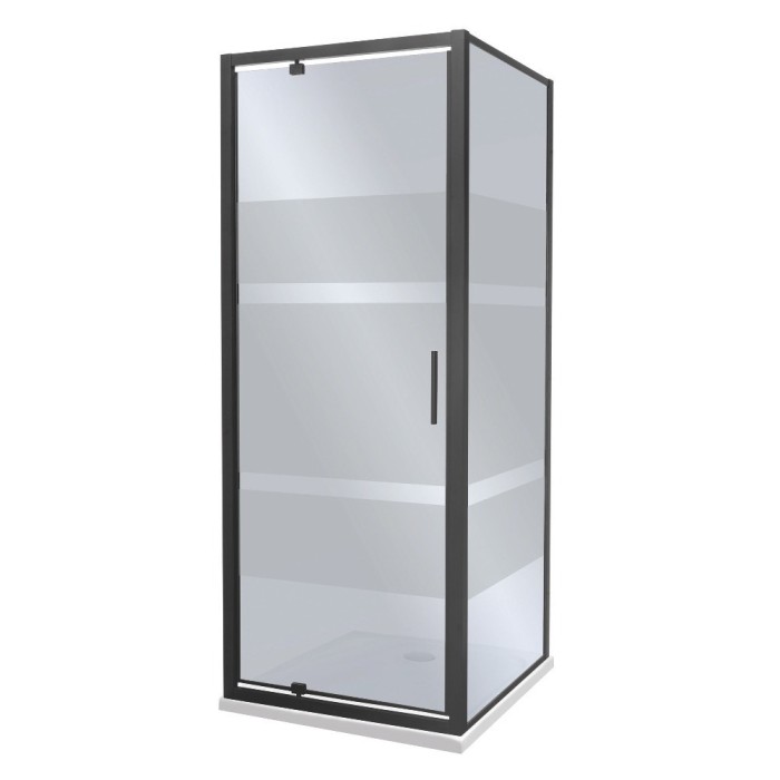 Cabină de duș pătrată Tomar 80x80 cm cu cădiță de duș SLIM