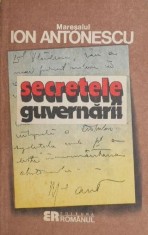 Secretele guvernarii - Ion Antonescu (putin uzata) foto