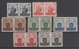 Spain 1945 Barcelona council Catalunya 7 pairs postwar nacionalistic MNH S.683