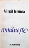 Carte Rom&acirc;nește - Virgil Ierunca, 1991, 265 pagini, Limba Romana, Format Brosat