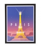 Cumpara ieftin Tablou decorativ canvas Paris 40x3.2x50 cm