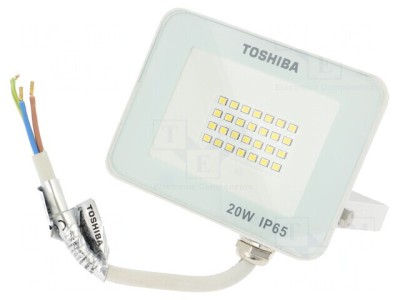 Proiector LED 20W Alb Rece 6500K 120&amp;deg; foto