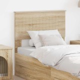 vidaXL Tăblie cap cu headboard Stejar Sonoma 80 cm Lemn compozit 888476