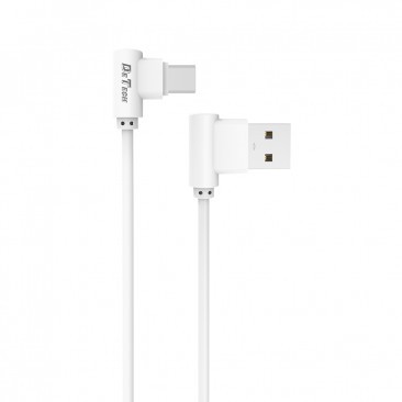 CABLU DE DATE (14131) DETECH DE-21C USB TYPE-C, 1M , ALB BLISTER foto