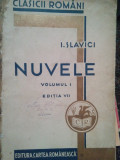 I. Slavici - Nuvele, vol. I ed. VII (1931)