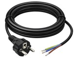 Cablu alimentare 3G0,75mm2 CEE 7/7, 1,8m, PVC, negru - QOLTEC