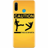 Husa silicon pentru Huawei P30 Lite, This Is Sparta Funny Illustration