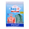 Huse Depozitare Costume, Bag It, Set 5 Bucăți, Dimensiuni 65x100cm, Transparent, Oem