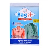 Huse Depozitare Costume, Bag It, Set 5 Bucăți, Dimensiuni 65x100cm, Transparent, Oem