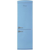 Combina frigorifica Fram FC-VRR341BLE++, 340 l, Less Frost, Clasa E, Iluminare LED, Control mecanic, H 186 cm, Albastru