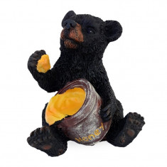 Statueta, Urs cu un borcan cu miere, 15 cm, 1298G