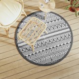 VidaXL Covor de exterior, ARAKIL negru, &Oslash;120 cm, PP