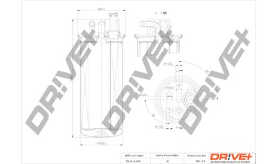 Dr!ve+ DP1110.13.0105 filtru combustibil foto