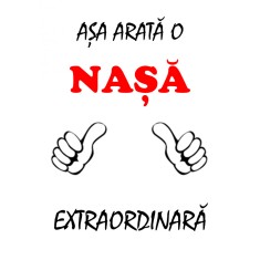 Tricouri personalizate albe bumbac nasa