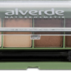 Alverde Naturkosmetik Paleta fard de pleoape quatro chocolate 37, 4,4 g