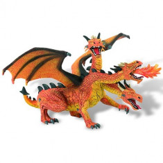 Figurina Dragon Orange Cu 3 Capete foto