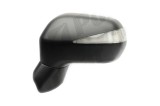 Oglinda exterioara Honda Civic (Fd) SEDAN, 10,2005-12.2011, partea Stanga, culoare sticla crom , sticla convexa, cu carcasa neagra grunduita, ajustar