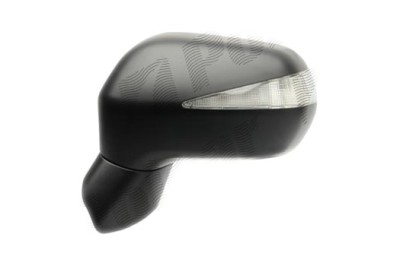 Oglinda exterioara Honda Civic (Fd) SEDAN, 10,2005-12.2011, partea Stanga, culoare sticla crom , sticla convexa, cu carcasa neagra grunduita, ajustar foto