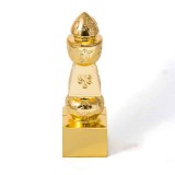 Cumpara ieftin Pagoda 5 Elemente Metal Aurit cu Pomul Vietii Feng Shui, Remediu Stele 2 si 5, Decoratiune Casa