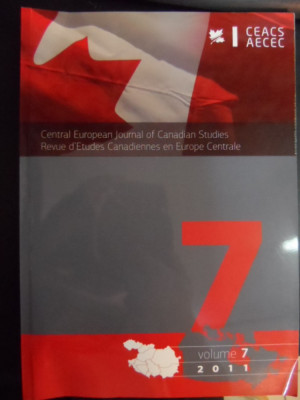 Central European Journal Of Canadian Studies Revue D` Etudes - Colectiv ,548243 foto