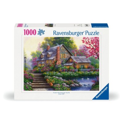 Ravensburger - Puzzle cabana romantica 1000 piese design nou foto