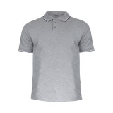 Tricou Bumbac Polo Subtire / Gri - M