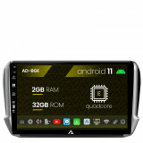 Cumpara ieftin Navigatie Peugeot 208 2008 (2012+), Android 11, E-Quadcore 2GB RAM + 32GB ROM, 10.1 Inch - AD-BGE10002+AD-BGRKIT258