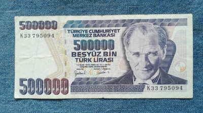 500000 Lire 1970 Turcia / Lira foto