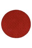 Cumpara ieftin Covor rotund Diamond Cut Rosu 200x200 cm