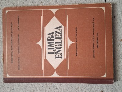 Carte limba engleza foto