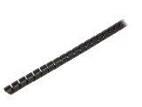 &Icirc;nfăşurare spirală polipropilenă neagră &Oslash;13mm L: 1m