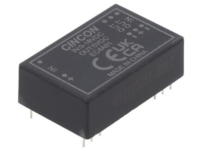 Convertor DC/DC 5/6W 9-18V la 5V 1A DIP24 EC4A01 foto
